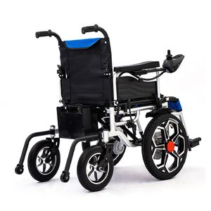 Silla <span class=keywords><strong>de</strong></span> <span class=keywords><strong>ruedas</strong></span> eléctrica 2025 Mejor precio Remolque plegable portátil <span class=keywords><strong>para</strong></span> viajes al aire libre Personas discapacitadas - Product Image 5