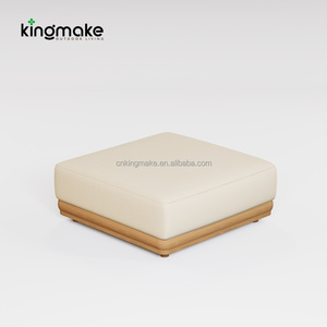 Conjunto de Sofás de Jardim em Madeira de Teak de Alta Qualidade para Hotéis, Móveis de Pátio Externo com Almofadas - Product Image 5