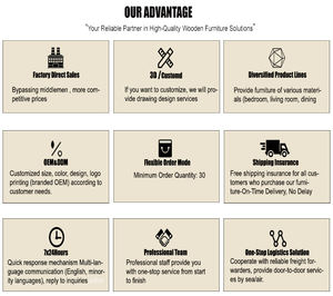 חם מוכר בסגנון אירופאי עץ 7 ארון מגירה סיטונאי מותאם אישית חדר שינה מפואר שידה עם מגירות עבור מלון & שימוש בבית החולים - Product Image 6