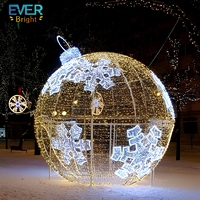 Arche lumineuse de Noël 3D géante pour extérieur, motif LED étanche pour rue, décoration de fêtes