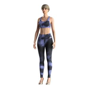 Leggings de sport et de yoga pour femmes, taille haute, pour la gym et l'entraînement, style 'Muscle Girl', unis - Product Image 5
