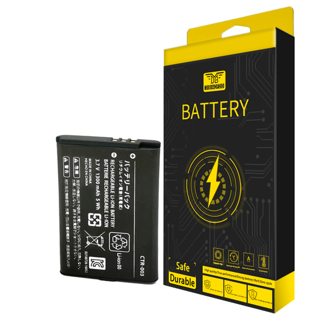 Replacement 2000mAh 3.7V Lithium Ion Rechargeable Battery Pack for Nintendo Switch Pro 3DS 2DSXL CTR-003 Wireless Controller