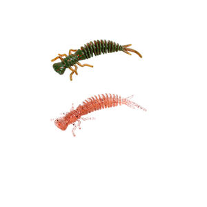 Pequeña Larva libélula insecto cebo Ninfa mosca Damselfly para <span class=keywords><strong>trucha</strong></span> perca lubina Pan pez Señuelos de Pesca suaves - Product Image 1