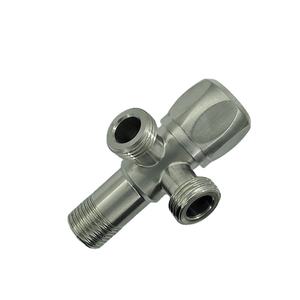 نوعية جيدة SUS 304 الفولاذ المقاوم للصدأ ثلاثة طريقة المرحاض توقف المياه/زاوية وقف صمام - Product Image 2