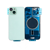 Coque arrière pour iPhone 15 15 Plus avec anneau magnétique préinstallé et objectif d'appareil photo, vente en gros, stocks d'usine