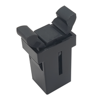 Nouvelle Serrure à Poussoir en Nylon avec Fixation par Vis et Loquet à Ressort PL-17 pour Meubles de Bureau, Armoires en Bois et Commodes
