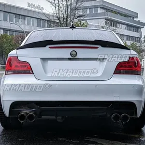 สปอยเลอร์หลังทรง Coupe ลายคาร์บอนสไตล์ M4 สำหรับรถยนต์ BMW E82 E88 Coupe ปี 2005-2011 ชุดแต่ง - Product Image 3