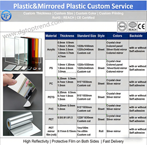 Toptrend 4 pièces 20x20cm Mosaïque murale autocollante en acrylique effet miroir, design moderne, pour décoration murale DIY - Product Image 3