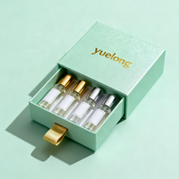 Boîte à tiroir coulissant personnalisée de luxe avec logo, boîte cadeau cosmétique biodégradable en or premium avec insert en EVA