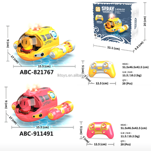 Jouets Lucky Toys, <span class=keywords><strong>sous</strong></span>-<span class=keywords><strong>marin</strong></span> télécommandé pour piscines, bateau télécommandé lumineux, bateau à gaz télécommandé, jouet aquatique pour adultes et enfants - Product Image 6