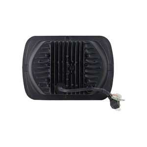 Proyector de faro LED para camioneta Hi-Lo Beam DRL con intermitentes ámbar de 6000K 7x6 5x7 ''Forma de bombilla - Product Image 5