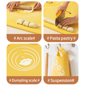 Tapis de pétrissage en silicone de qualité alimentaire, sans BPA, épaissi, antidérapant, antiadhésif, écologique, outils de pâtisserie pour la maison - Product Image 6
