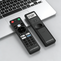 Télécommande vocale de remplacement OEM ODM avec code fixe pour téléviseur intelligent