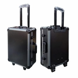 <span class=keywords><strong>Valise</strong></span> à roulettes pilote en aluminium de construction de taille personnalisée <span class=keywords><strong>Valise</strong></span> de transport à roulettes en aluminium avec poignée télescopique et roues - Product Image 2