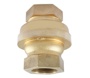 Válvula de Retención Vertical de Bronce de Calidad Premium con Asientos de Acero Inoxidable Renovable y Rosca Hembra para Plantas - Product Image 3