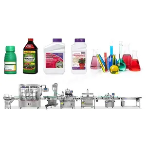 Suit For Farm Chemical Pesticide Good Liquidity Product 8 Head Self Flow Filling Machine