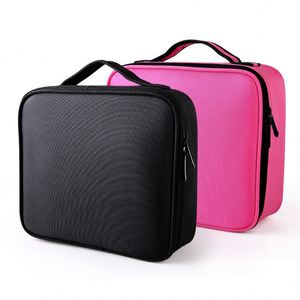 Sac de maquillage INS en gros de l'usine BSCI, sac de voyage portable grande capacité, sac de rangement multifonctionnel, ensemble de sacs cosmétiques - Product Image 4
