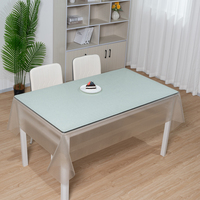 Nappe en PVC transparente scintillante dorée RNPT, imperméable, vente en gros, pour mariage, banquet, restauration et tables à manger