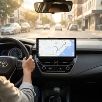 KZS Radio de Coche 2DIN Android 15 de 12.3 Pulgadas con DSP y GPS, CarPlay y Android Auto para Reproductor de Coche