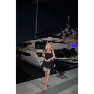 Robe de bal de luxe noire en satin, style A-line, taille empire, manches courtes, longueur ras du sol, taille XS - Product Image 2