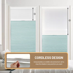 벌집 블라인드 전기 원격 제어 이중층 벌집 RV 커튼 캐러밴 창 블라인드 - Product Image 5