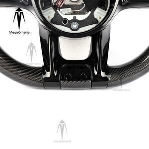 Volant en fibre de carbone avec éclairage LED compatible avec Mercedes Benz E63 S63 <span class=keywords><strong>AMG</strong></span> GLB GLA GLC <span class=keywords><strong>CL</strong></span> GL CLS CLA W220 W221 W222 W204 W205 W213 W212 - Product Image 4