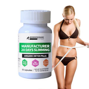 OEM ODM produsen Label pribadi 28 hari kapsul pelangsing pembakar lemak kapsul penurun berat badan alami pil detoks organik - Product Image 1