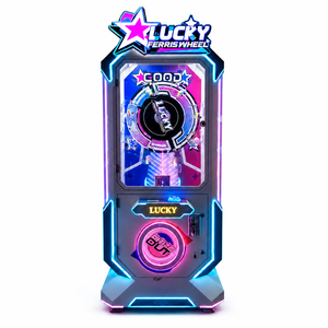 Machine de jeu d'arcade à monnayeur, type Grande Roue porte-bonheur, pour la distribution de cadeaux, destinée aux parcs d'attractions et centres de jeux - Product Image 1