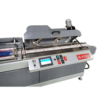 Machine d'impression sérigraphique automatique JDZ-2001 Jingda pour rubans, étiquettes et rubans satinés en rouleau, couleur unique