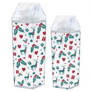 Wholesale Cheap Water <b>Bottle</b> Custom 1000Ml Sublimation Clear Juice Drinking Cup Bpa Free Reusable Plastic <b>Milk</b> Water <b>Bottle</b> - Product Image 1