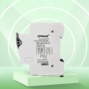 נתיך <span class=keywords><strong>DC</strong></span> סולארי איכותי <span class=keywords><strong>1000V</strong></span> 32A 10x38 עם מחזיק נתיך PA6+30%GF בעל יכולת ניתוק מהירה וקיבולת ניתוק גבוהה - Product Image 6