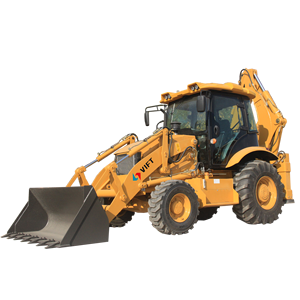 Maquinaria de movimiento de tierras marca VIFT Mini Tractor 4WD Excavadora retroexcavadora a la venta - Product Image 1