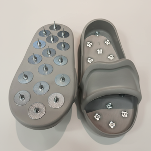 Zapatos con Púas Ajustables, Herramientas para Pisos de Epoxi, para Trabajos de Pulido y Desbaste de Concreto - Product Image 1