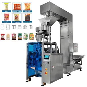 Automatic Rice Sugar Weighing Filling Sachet Food Packaging Machine Spice Pepper Nuts Granular Bag Packing Machinery