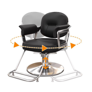 Chaise de Barbier Réglable en Cuir Imperméable pour Salon de <span class=keywords><strong>Coiffure</strong></span> et Esthétique, Mobilier et Équipement de Salon - Product Image 6