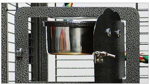 25.59 İnç Ferforje Kuş Taşıma Kafesi, Taşınabilir ve Hafif, Papağanlar, Conures ve Muhabbet Kuşları için Kolay Kurulum - Product Image 6