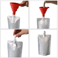 5L Doypack 1 Gallon Boisson Sac Huile Bière Jus Liquide Stockage En Plastique Sacs À Eau Stand up Bec Poche
