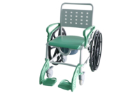 Kursi Roda Multifungsi 5-in-1 dengan Toilet Tersembunyi, Roda 5 Inci & Roda Solid 24 Inci, Mudah Dibawa XiuDa DA-8088B
