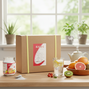 Poudre de Vitamine C de Qualité Alimentaire, <span class=keywords><strong>Acide</strong></span> L-<span class=keywords><strong>Ascorbique</strong></span> CAS 50-81-7, Antioxydant, Additif Alimentaire Séché pour Boissons et Pâtisseries - Product Image 1