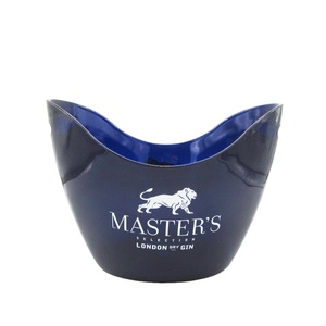 KTV Bar Party Forme ovale Luxe Vin Vodka Whisky Champagne 3L 5L 10L Seaux Seau à glace en plastique acrylique pour <span class=keywords><strong>vieux</strong></span> baril - Product Image 4