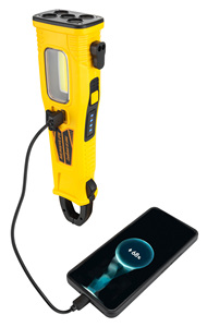 Sáng chim năng lượng mặt trời Powered Khẩn Cấp Đèn pin đa chức năng từ COB dẫn làm việc ánh sáng không thấm nước Tính năng - Product Image 4