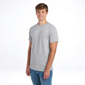 เสื้อยืดเจอร์ซีย์ Dri-Power 29MR 5.4 ออนซ์ ซับเหงื่อได้ดี สำหรับทุกเพศ ขายส่งจำนวนมาก สีเทา สำหรับสกรีนลายแบบกำหนดเอง DTF DTG - Product Image 1