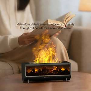 Mini Difusor de Aroma Essencial para Mesa com Temporizador e Lâmpada de Atmosfera Multicolorida, Umidificador para Hotel e Residência - Product Image 3