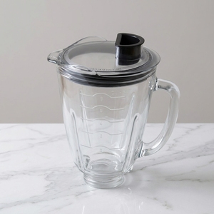 Juego de Licuadoras Eléctricas A60 de Acero Inoxidable, 6 Vasos Transparentes de 1250 ml con Tapa de Plástico ABS para Uso Doméstico - Product Image 1