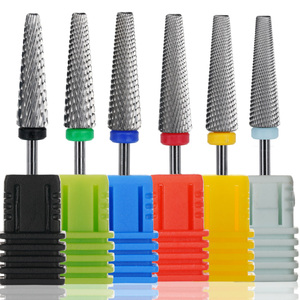 Broca Profesional de Carburo de Tungsteno 5 en 1, Extra Larga, Cónica, para Remover Gel y Acrílico Rápidamente - Product Image 4