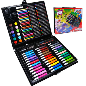 150 pièces dessin aquarelle marqueurs Crayons stylos peinture outil charbon de bois <span class=keywords><strong>crayon</strong></span> artiste croquis ensemble pour adulte - Product Image 1