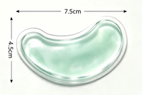 Compresse de gel réutilisable pour les lèvres, en PVC, chaud/froid, multicolore, flexible, en forme de lèvres, pour le soin des lèvres après injection de comblement.