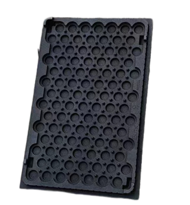 Plateau d'emballage en plastique noir durable de haute qualité, plateau d'emballage en blister personnalisé, plateau ESD pour PCB, respectueux de l'environnement - Product Image 4