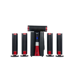 Système de cinéma maison professionnel haut de gamme avec amplificateur et écran, enceintes colonnes - Product Image 2