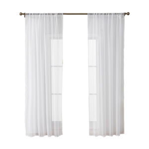 Vente en gros de voilages teints en fil 100% polyester pour rideaux et cantonnières de salon couleur de taille personnalisée - Product Image 5